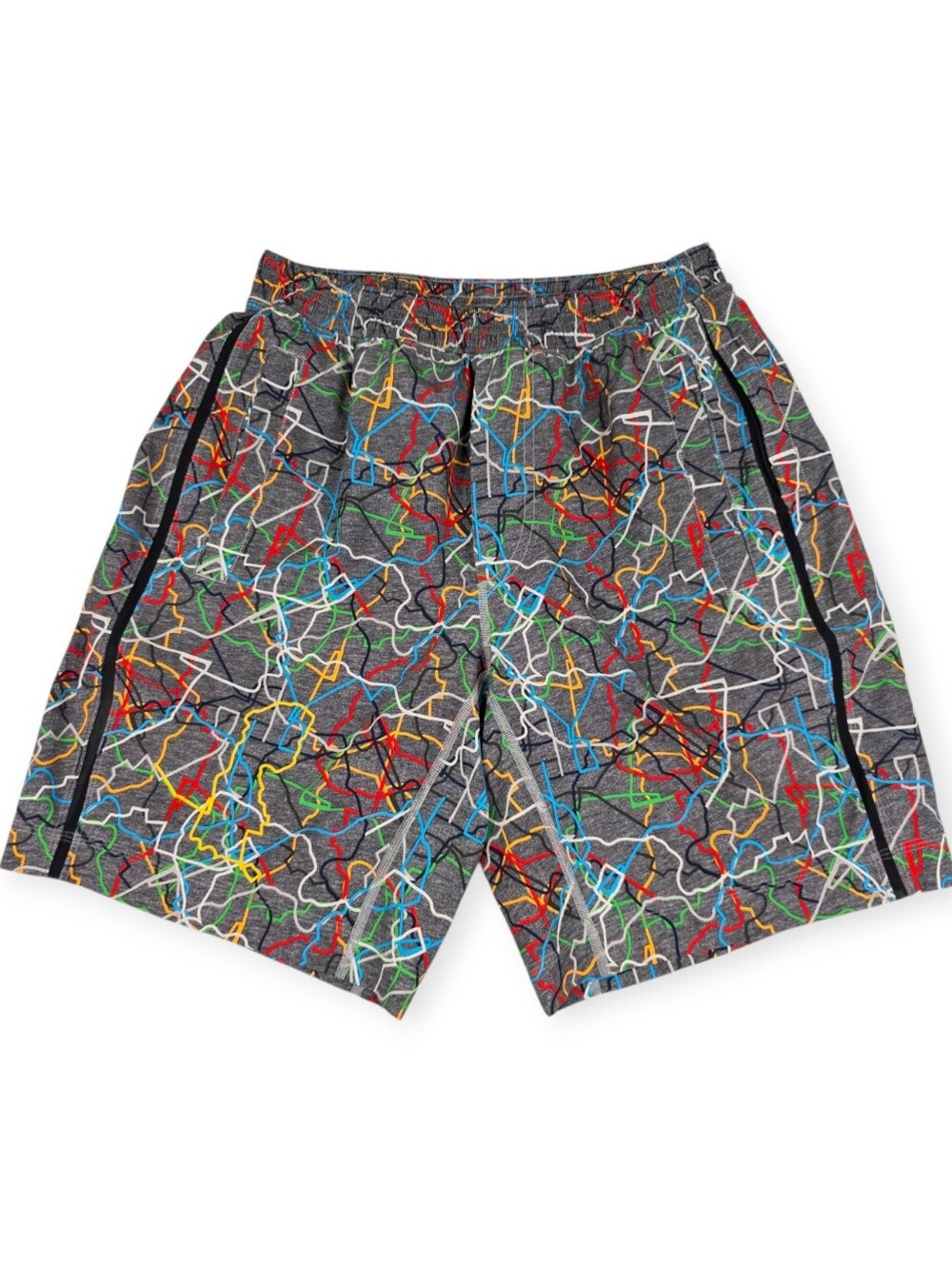 Lululemon Seawheeze Pace Breaker Shorts Lined Men's Size Medium Rare Multicolor